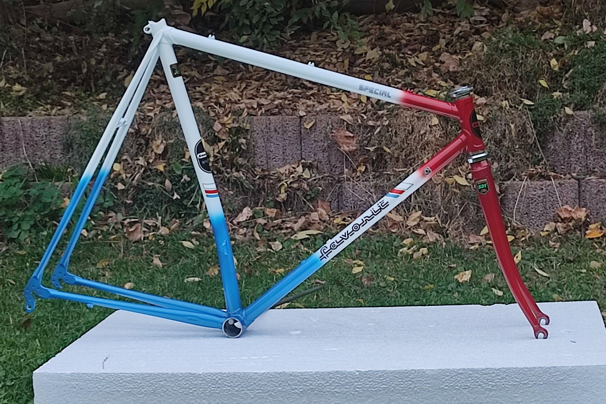 kolo Favortit F1SS časovka z roku 1988 po renovaci